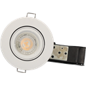 Spot LED encastrable SPT204 BBC Orient. GU10/5 Watts/4000K/380 Lm Ø100 mm Blanc ARCHI