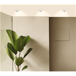 Spot LED encastrable SPT204 BBC Orient. GU10/5 Watts/4000K/380 Lm Ø100 mm Blanc ARCHI