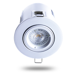 Spot LED encastrable SPT204 BBC Orient. GU10/5 Watts/2700K/380 Lm Ø100 mm BlancARCHI