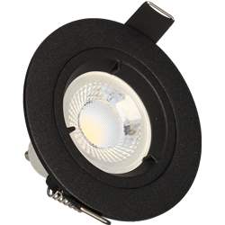 Spot LED encastrable SPT201 Fixe GU10 5 Watts/4000K/380 Lm Ø85 mm Acier ARCHI