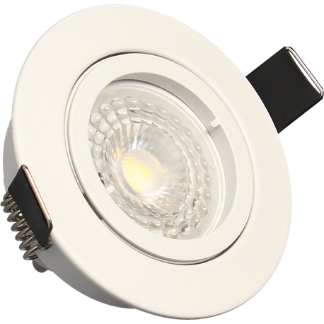 Spot LED encastrable SPT201 Orient. GU10 5 Watts/2700K/380 Lm Ø83 mm Blanc ARCHI