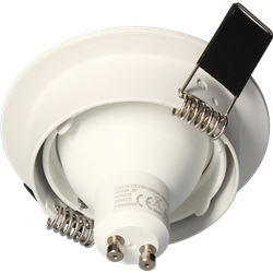 Spot LED encastrable SPT201 Orient. GU10 5 Watts/2700K/380 Lm Ø83 mm Blanc ARCHI