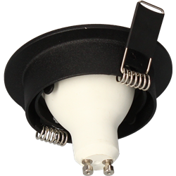 Spot LED encastrable SPT201 Orient. GU10 5 Watts/2700K/380 Lm Ø83 mm Noir ARCHI