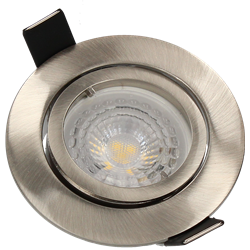 Spot LED encastrable SPT201 Orient. GU10 5 Watts/4000K/380 Lm Ø83 mm Acier ARCHI