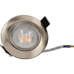Spot LED encastrable SPT202 Orient. MODUL 5 Watts/2700K/400 Lm Ø82 mm Acier ARCHI