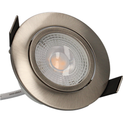 Spot LED encastrable SPT202 Orient. MODUL 5 Watts/4000K/400 Lm Ø82 mm Acier ARCHI