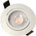Spot LED encastrable SPT202 Orient. MODUL 5 Watts/4000K/400 Lm Ø82 mm Blanc ARCHI