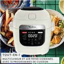 Multicuiseur et airfryer Multicook & Fry 6 L MZ7301F0 1200 Watts blanc