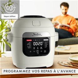 Multicuiseur et airfryer Multicook & Fry 6 L MZ7301F0 1200 Watts blanc