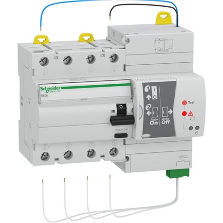 Interrupteur différentiel à réarmement automatique Multi9 Reds 4P 40A 30mA Type A 18266