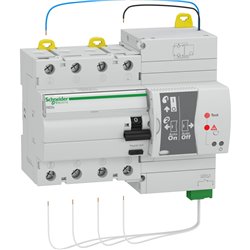 Interrupteur différentiel à réarmement automatique Multi9 Reds 4P 63A 300mA Type A 18269