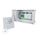 Kit de régulation à 5 zones Baillzoning Blanc KIT 5TB