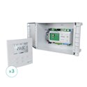 Kit de régulation à 3 zones Baillzoning Blanc KIT 3TB