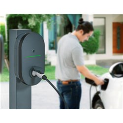 Pied pour fixation au sol des bornes Green'up Home pour véhicule électrique 057057