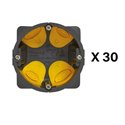 Lot de 30 boîtes à encastrer Eco Batibox prof. 40 mm pour plaque de plâtre 1 poste 200147L