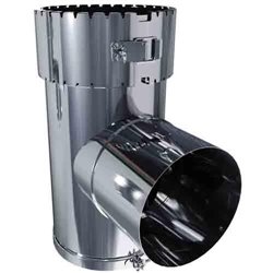 Té TPTO080-80EM à tampon d'obturation Ø 80 mm 45080291/9999