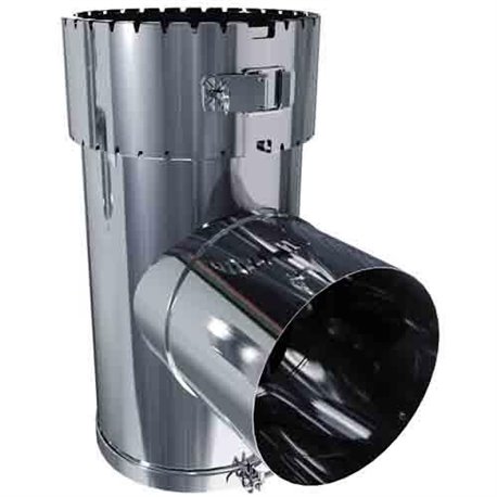 Té TPTO080-80EM à tampon d'obturation Ø 80 mm 45080291/9999