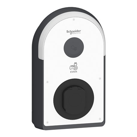 Borne de recharge EVlink Pro AC 3PH 22 kW 32A 1 prise T2S RDC DD 6 mA +RCD Type A +MNx EVB3S22N4A