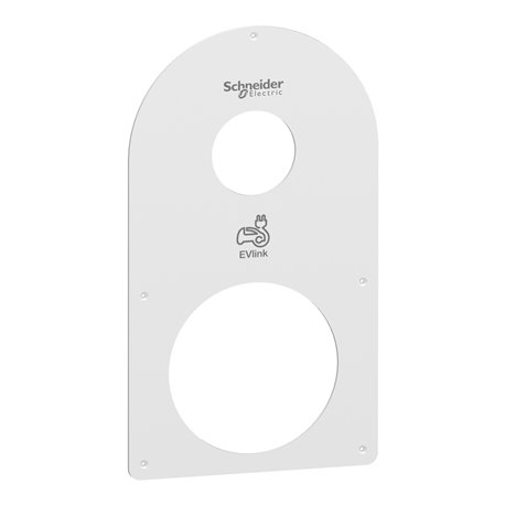 Face avant Evlink Pro AC murale ou sur pied RAL 9003 EVP1SS