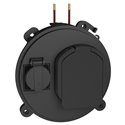 Double socle de prise EVlink T2S pour borne Pro AC monophasée avec prise domestique EVP1SSS51