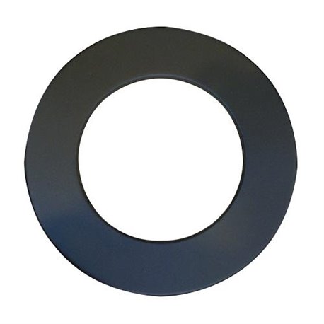 Rosace de finition plafond Inox Galva ROS EDP180-230 Ø 180-230 mm 32999047/9019 noir mat