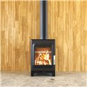 Poêle à bois étanche Théodore 4,8 kWatts noir