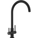 Mitigeur cuisine Lina J à bec Noir mat