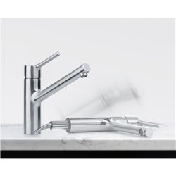 Mitigeur cuisine Taros Neo à bec Inox