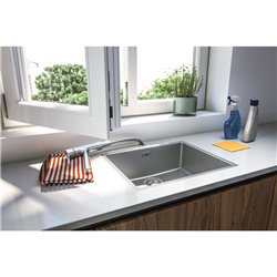 Mitigeur cuisine Taros Neo à bec Inox
