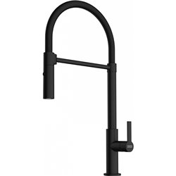 Mitigeur cuisine Maris Slim Semi-Pro à douchette Noir mat