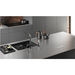Prise électrique EvoLine BackFlip Inox pour plan de travail