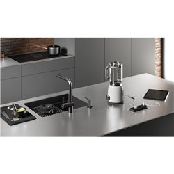 Prise électrique EvoLine BackFlip Inox pour plan de travail