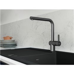 Trop-plein rond PVD Anthracite 442168