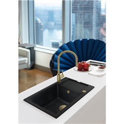 Trop-plein rond PVD Reflet d'Or 442175