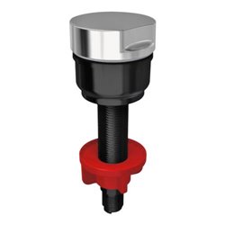 Bouton rotatif rond chrome Ø35 mm 511773
