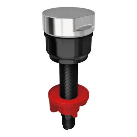 Bouton rotatif rond chrome Ø35 mm 511773