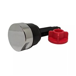 Bouton rotatif rond chrome Ø35 mm 511773