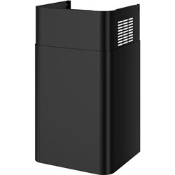 Cheminée Noir mat pour hotte Masterpiece murale 477238