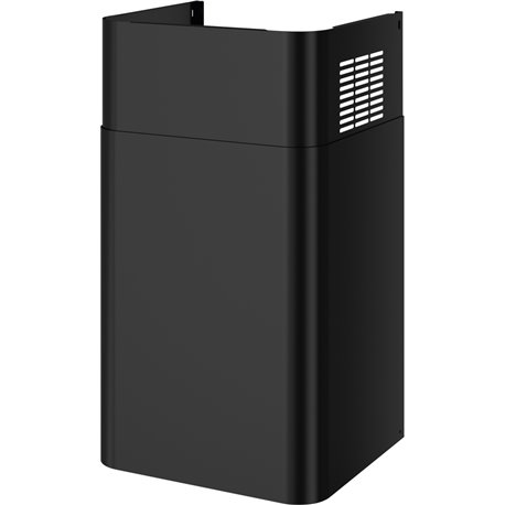 Cheminée Noir mat pour hotte Masterpiece murale 477238