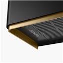 Hotte de cuisine Masterpiece Noir et Reflet d'or 80 cm 477504