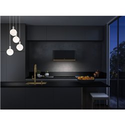 Hotte de cuisine Masterpiece Noir et Reflet d'or 80 cm 477504