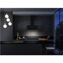 Hotte de cuisine Masterpiece Noir et Reflet d'or 80 cm 477504