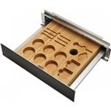 Tiroir pour machine à café encastrable FMY 14 CM NR 300796 noir