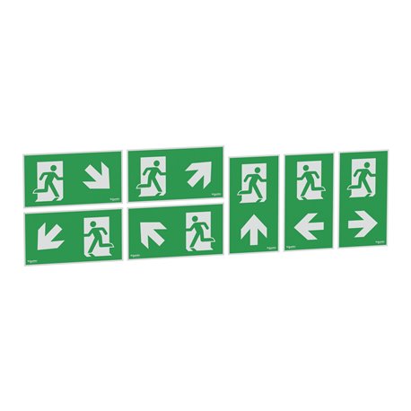 Kit pictogrammes flèches dédiées Smartexit Exiway OVA53173
