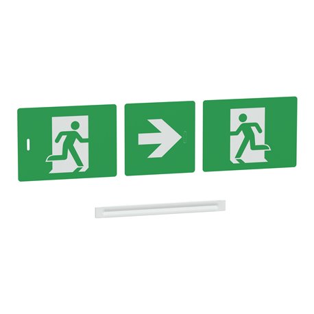 Etiquettes repositionnables de rechange EVAC Exiway Light Link OVA53214