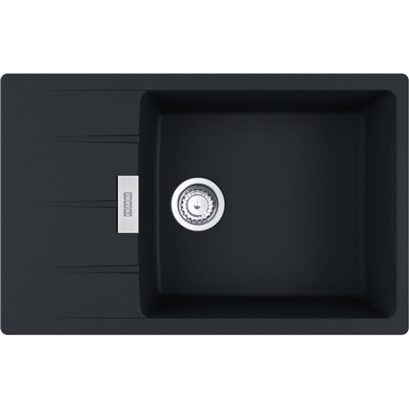 Evier Centro Fragranit CNG 611-XLC Noir mat automatique 121599