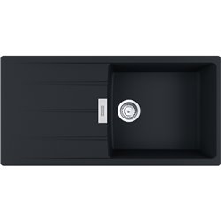 Evier Centro Fragranit CNG 611-XL Noir mat automatique 121650
