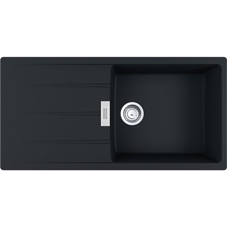Evier Centro Fragranit CNG 611-XL Noir mat automatique 121650