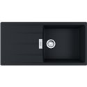 Evier Centro Fragranit CNG 611-XL Noir mat automatique 121650