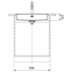 Evier Maris Fragranit MRG 610-60 Blanc artic automatique 456493